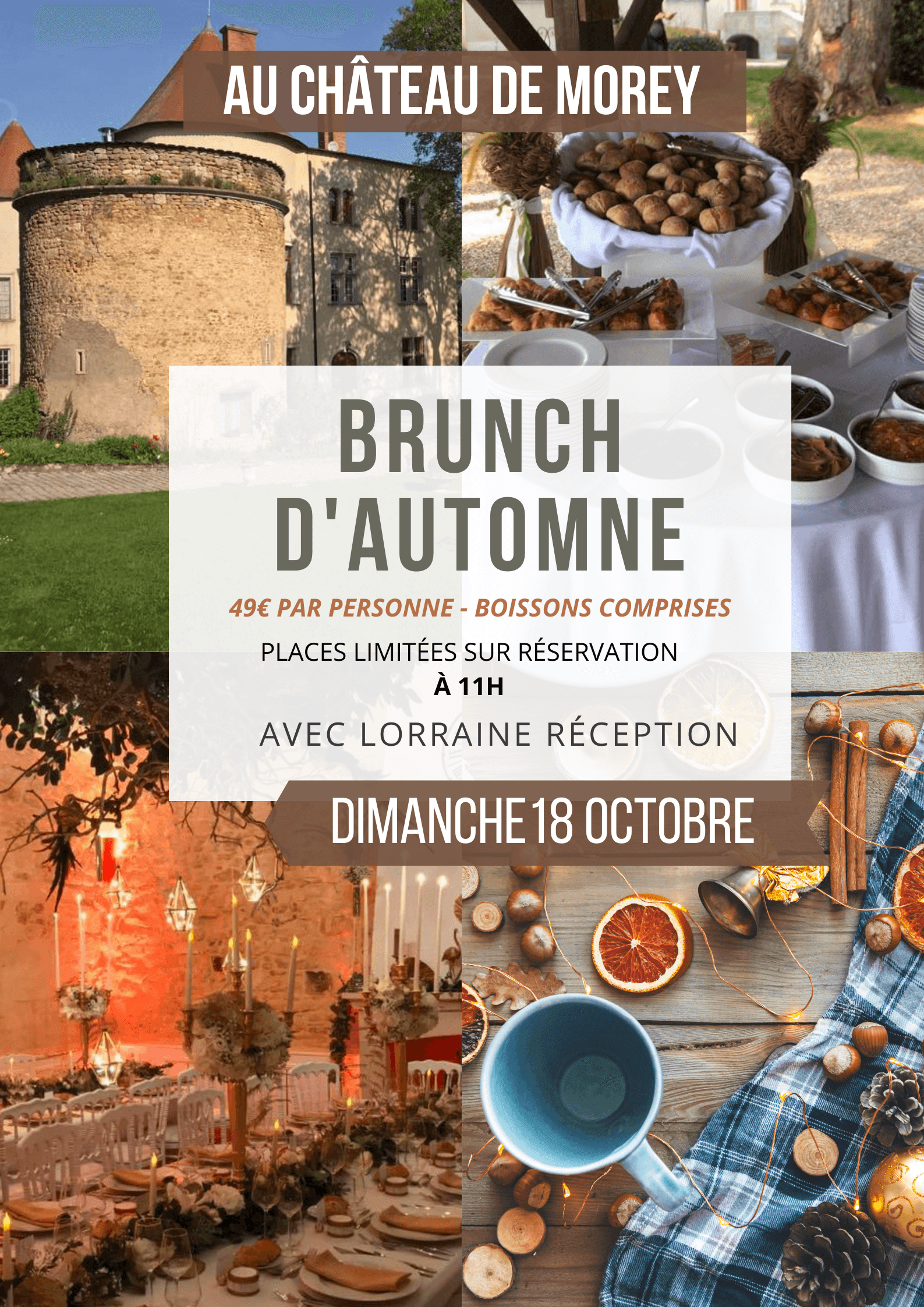 Brunch d’automne au Château de Morey